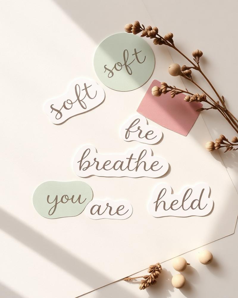 Affirmation Sticker Set — AI-generated preview
