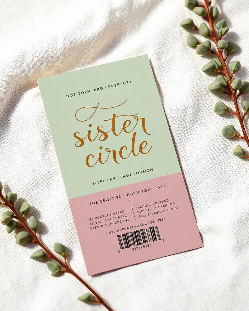 Sister Circle Ticket — AI-generated preview