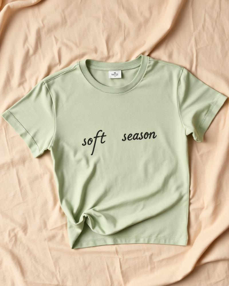 Soft Season Tee — AI-generated preview